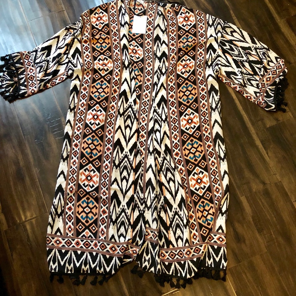 SALE🔥🔥🔥Long multi color kimono SALE 🔥🔥